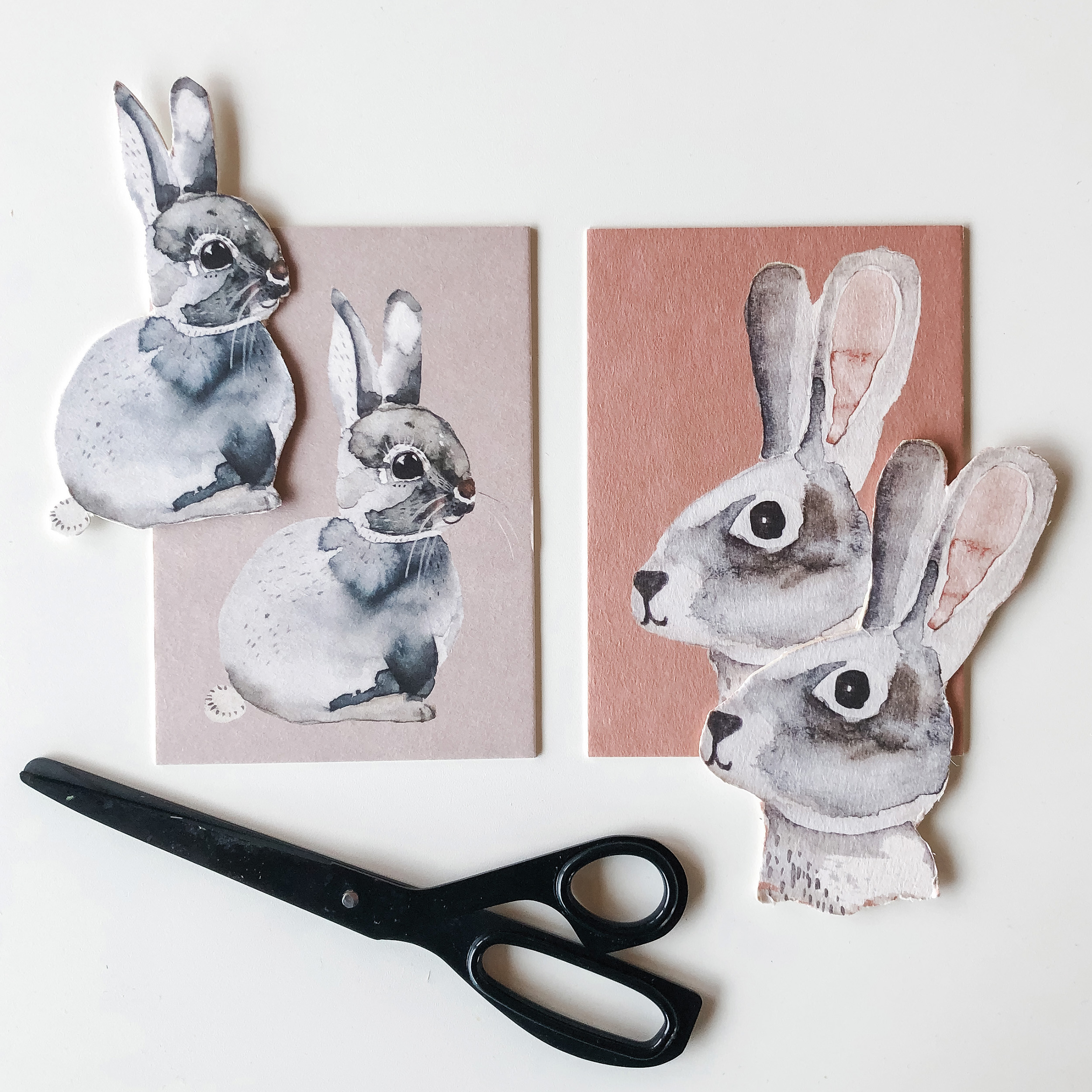 postkarten werden zu caketoppern, DIY Cake Topper