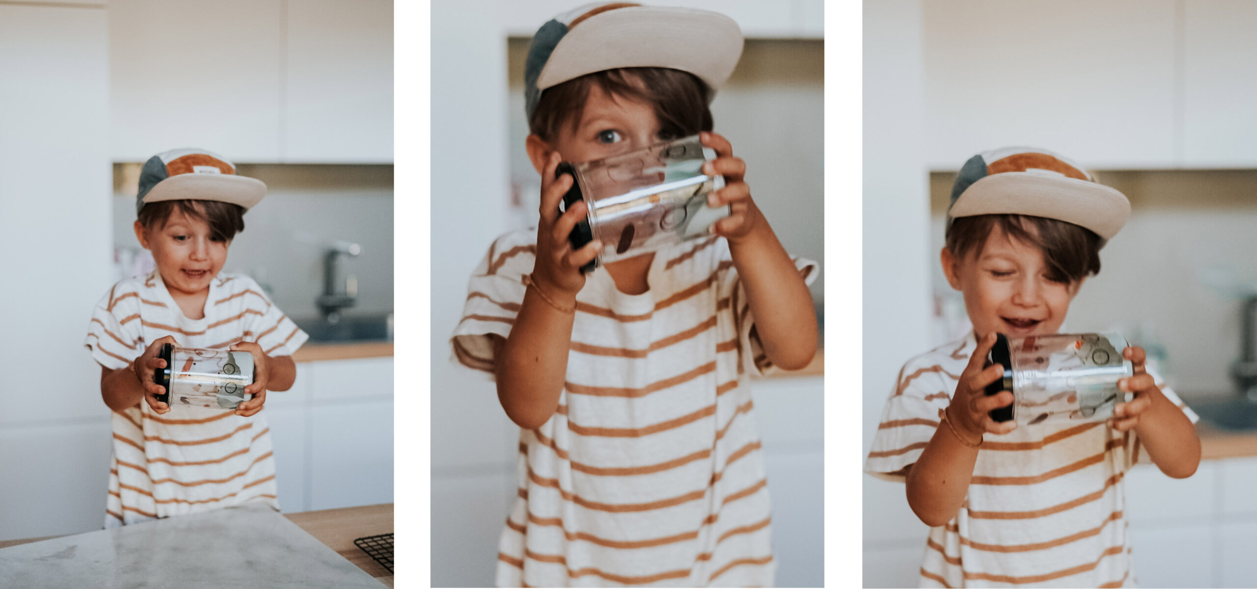 acrylfarbe im glas schuetteln, dass sie sich gut verteilt, stiftehalter diy von nuukk