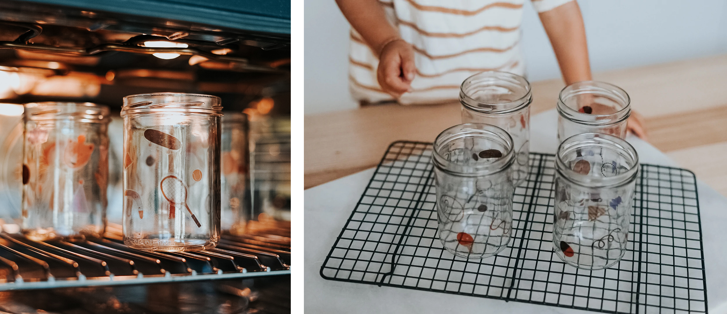 porzellansticker im ofen fixieren, stiftehalter diy von nuukk