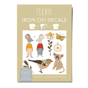 Bügelbilder "Little Piep", zum Überkleben von Flecken und kleinen Löchern. Motive: Maus, Apfel, Schmetterling, Vogel, Leopard