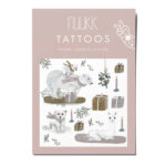 nuukk Bio Kindertattoos / Tattoos, vegan, Motive: Weihnachten, Winter, Eisbär, Alpaka, Geschenke. Winterliche Tiere Tattoos