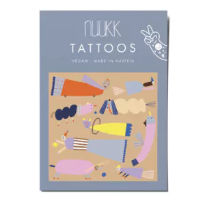 nuukk nachhaltige Kindertattoos Monster. Design: Anna Katharina Jansen