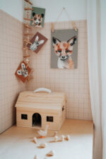 Karte aus Holzschliffpappe “Brauner Hase” – Bild 5