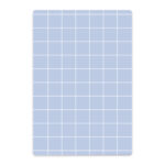 Frühstücksbrettchen Grid Himmelblau Schneidebrettchen mit Grid-Muster, lila weiß kariert, Frühstücksbrettchen, Flieder, laminiertes Birkenfurnier