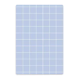 Frühstücksbrettchen Grid Himmelblau Schneidebrettchen mit Grid-Muster, lila weiß kariert, Frühstücksbrettchen, Flieder, laminiertes Birkenfurnier