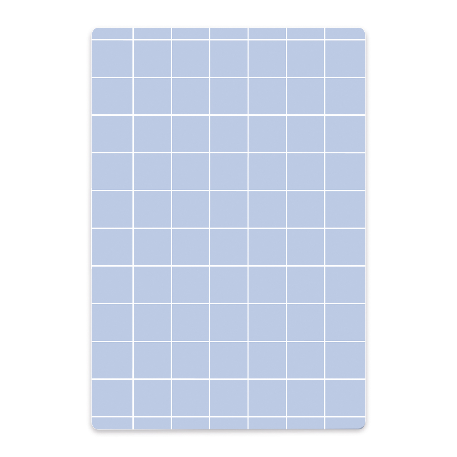 Frühstücksbrettchen Grid Himmelblau Schneidebrettchen mit Grid-Muster, lila weiß kariert, Frühstücksbrettchen, Flieder, laminiertes Birkenfurnier