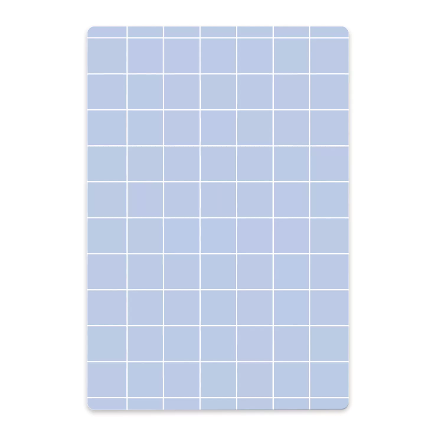 Frühstücksbrettchen Grid Himmelblau Schneidebrettchen mit Grid-Muster, lila weiß kariert, Frühstücksbrettchen, Flieder, laminiertes Birkenfurnier