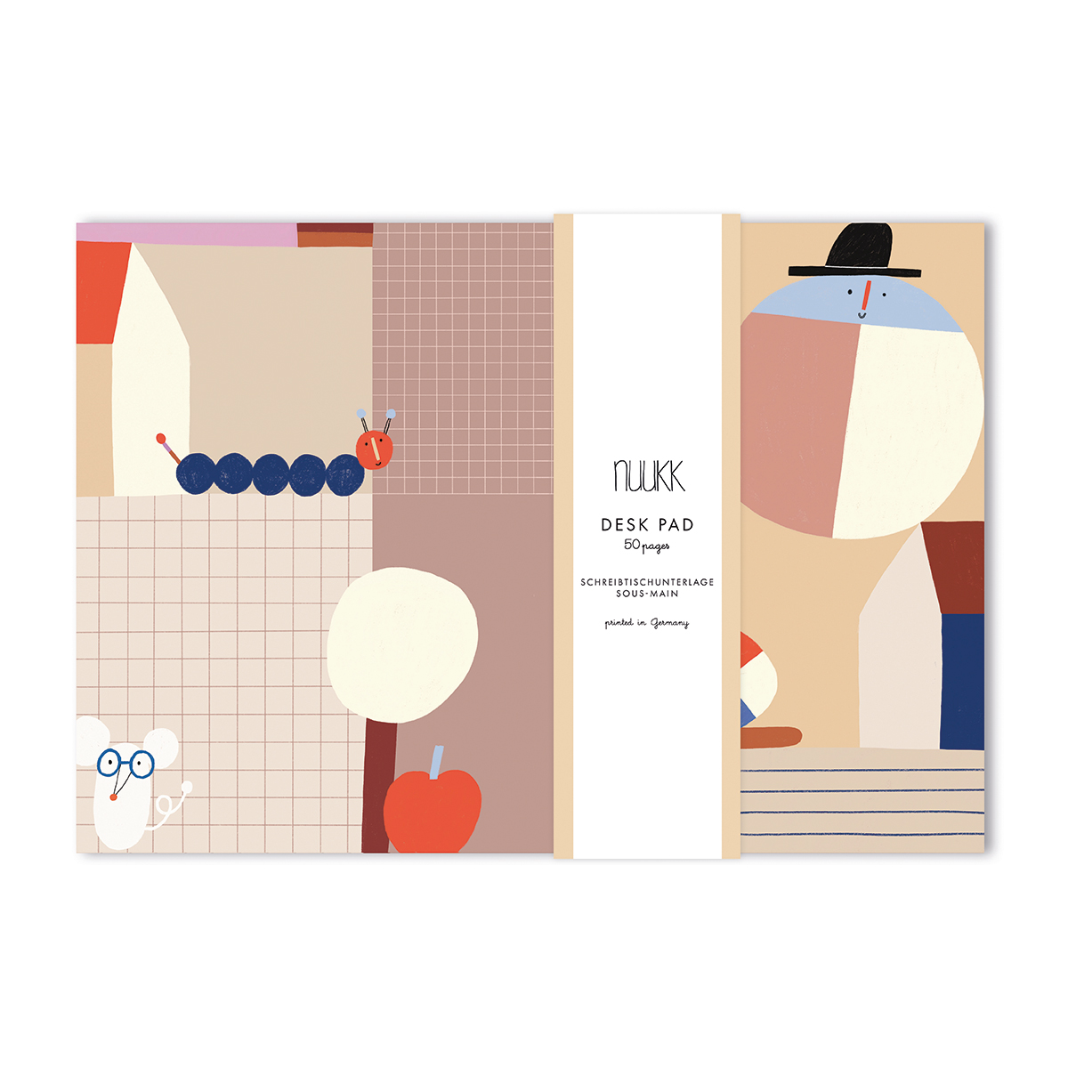 Einschulung 21 nuukk Papier Schreibtischunterlage “Würmchen”, Was darf auf einem Kinderschreibtisch nicht fehlen? Kinderschreibtisch Ideen