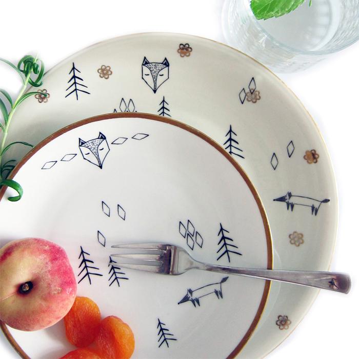 Fuchs Porzellansticker nuukk 2