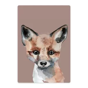 Fuchs Frühstücksbrettchen, Kinder Frühstücksbrettchen Fuchs, Schneidebrett für Kinder