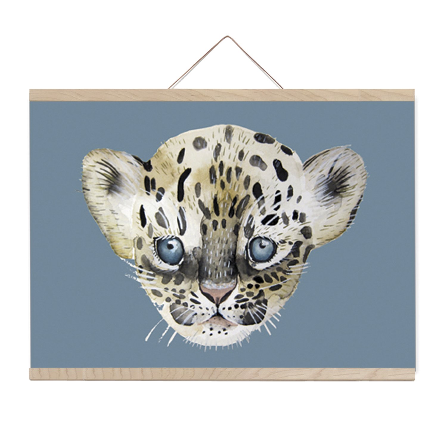 nuukk Kinderposter “Leopard” | A4, Aquarell