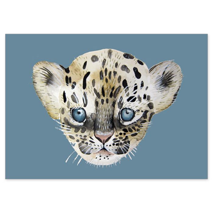 leopard postcard XS 2
