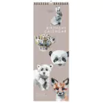 nuukk Geburtstagskalender Aquarelltiere cover weiss 2