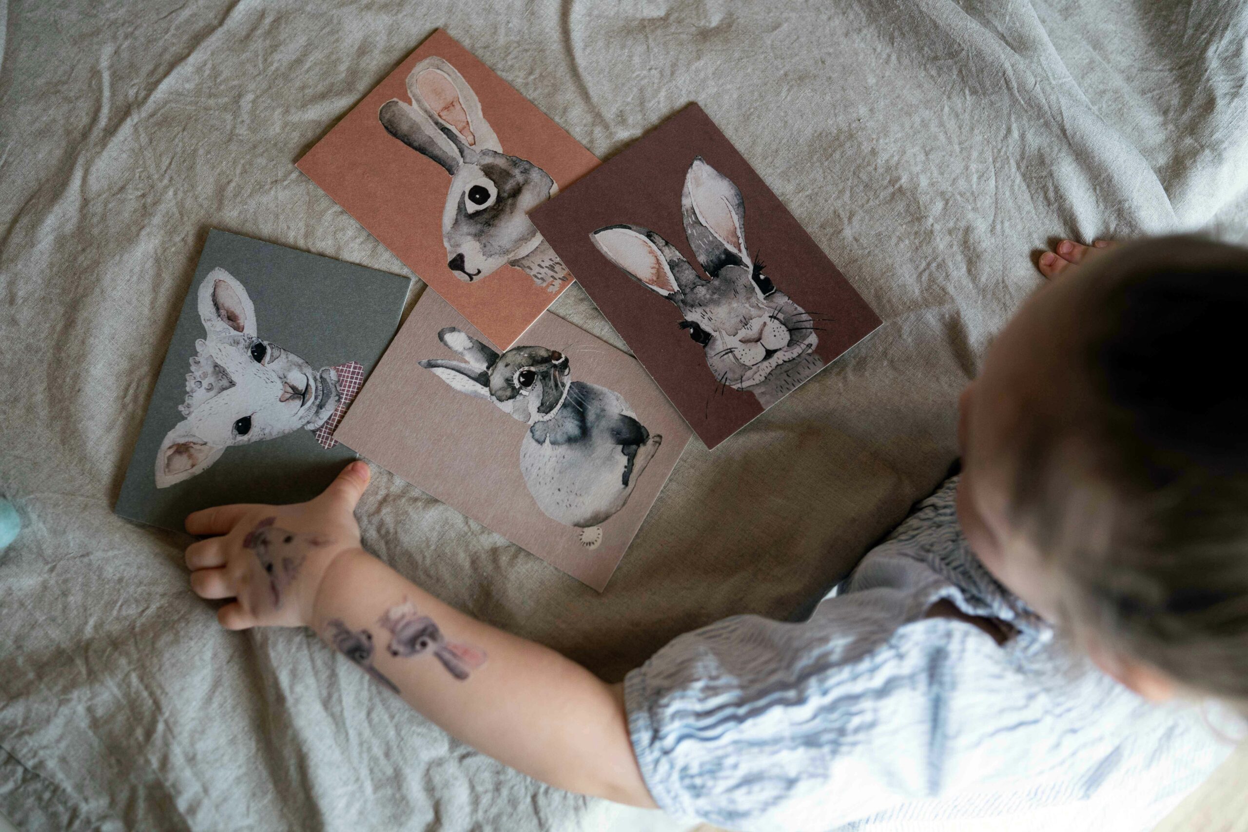 nuukk Postkarten postcards Aquarelltiere Holzschliffpappe01 scaled 3