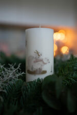 nuukk Kindertattoos mit Weihnachtsmotiven zum Verzieren von Kerzen, Kerzen verzieren, Kerzen dekorieren. Motive: Dachs, Hase, Maus, Weihnachten, Igel, Waschbär, Weihnachtsgeschenke für Kinder, Nachhaltige Weihnachtsgeschenke