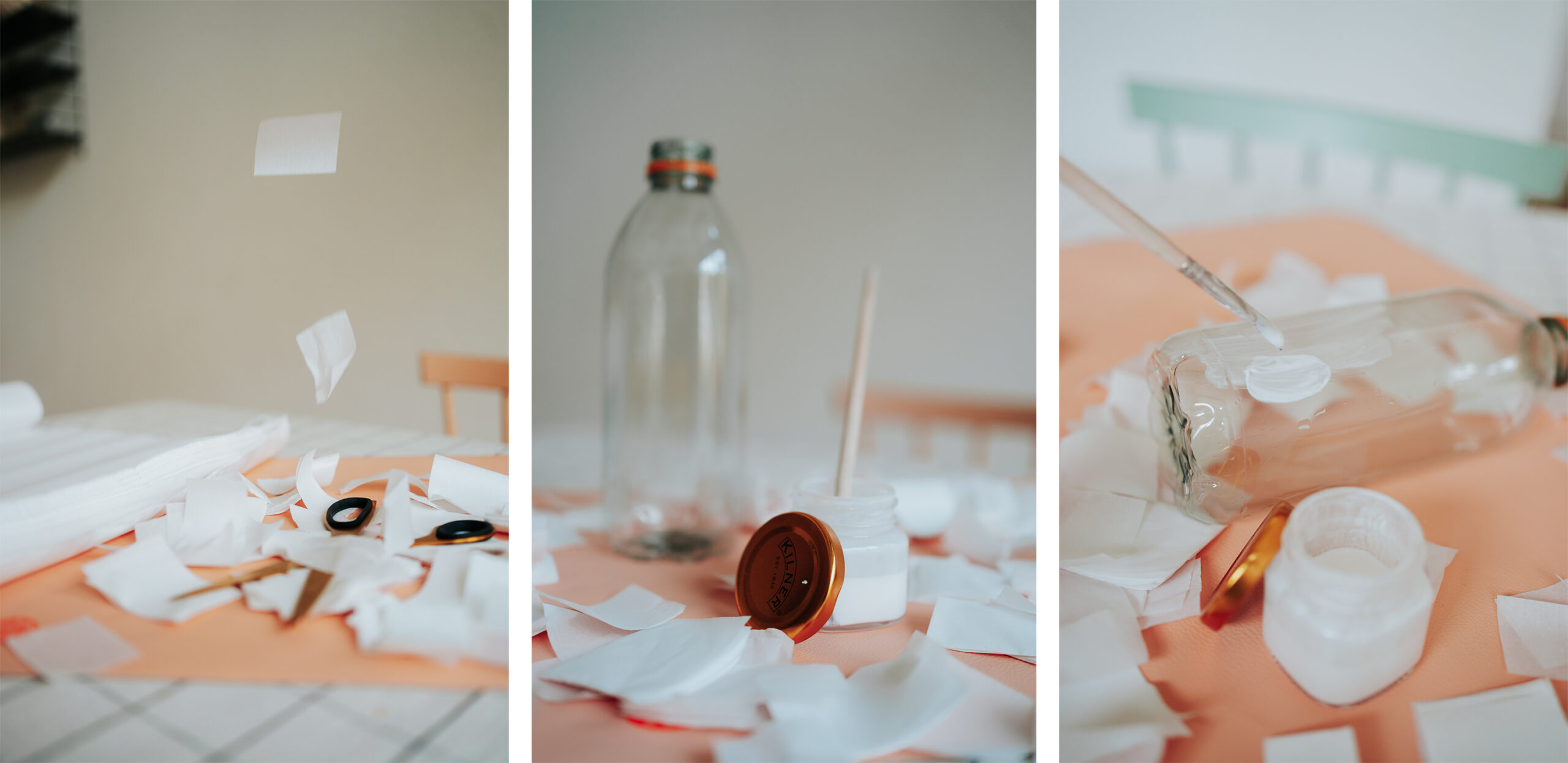 Anleitung: Raketen Laterne basteln. Erste Schritte.