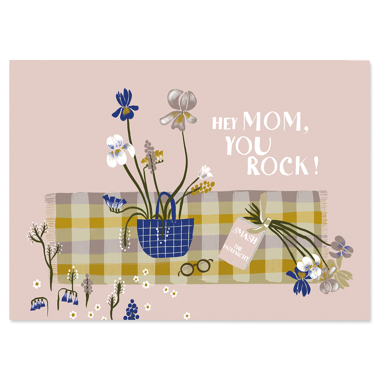 Moms-Rock-postkarte-nuukk-web Postkarte mit Blumen zum Muttertag von nuukk