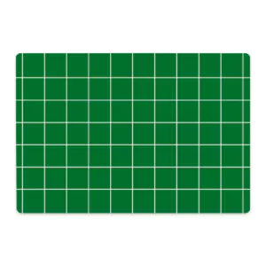 Frühstücksbrettchen Grid grasgrün, nuukk, Frühstücksbrettchen, Schneidebrett, spülmaschinenfest, Deko für die Küche, Motiv: grün, kariert