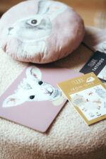 Schneidebrettchen mit Lamm-Motiv, Frühstücksbrettchen für Kinder, laminiertes Birkenfurnier