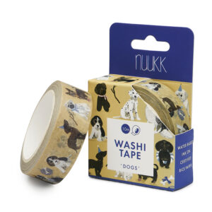 Washi Tape / Klebeband von nuukk, Motive: Hunde, Dalmatiner, Dackel, Pudel, Mops, Vierbeiner