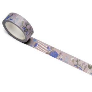 Washi Tape / Klebeband / Masking Tape von nuukk "Sommer", Motive: Blumen. Farbe: rosa, blau