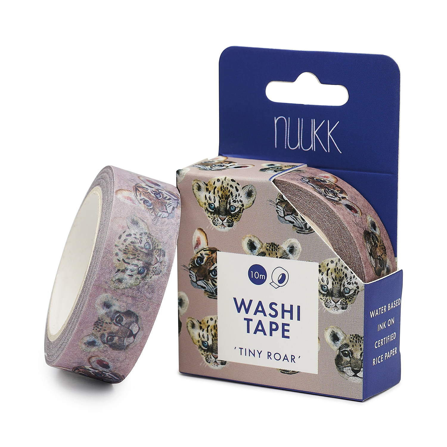 Washi Tape / Klebeband von nuukk, Motive: Löwe, Tiger, Leopard, Raubtiere