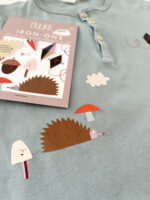 nuukk Bügelbilder anbringen, Löcher stopfen, Flecken kaschieren, Motive: Igel, Pilze, Wolken, Drachen, Herbst