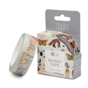 Washi Tape Wald und Wiese / Klebeband / Masking Tape von nuukk. Motive: Fuchs, Mäuse, Schmetterling, Apfel