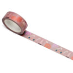 Washi Tape / Klebeband / Masking Tape von nuukk "Sommer", Motive: Eis, Sonnenbrille, Limo. Farbe: rosa, pink