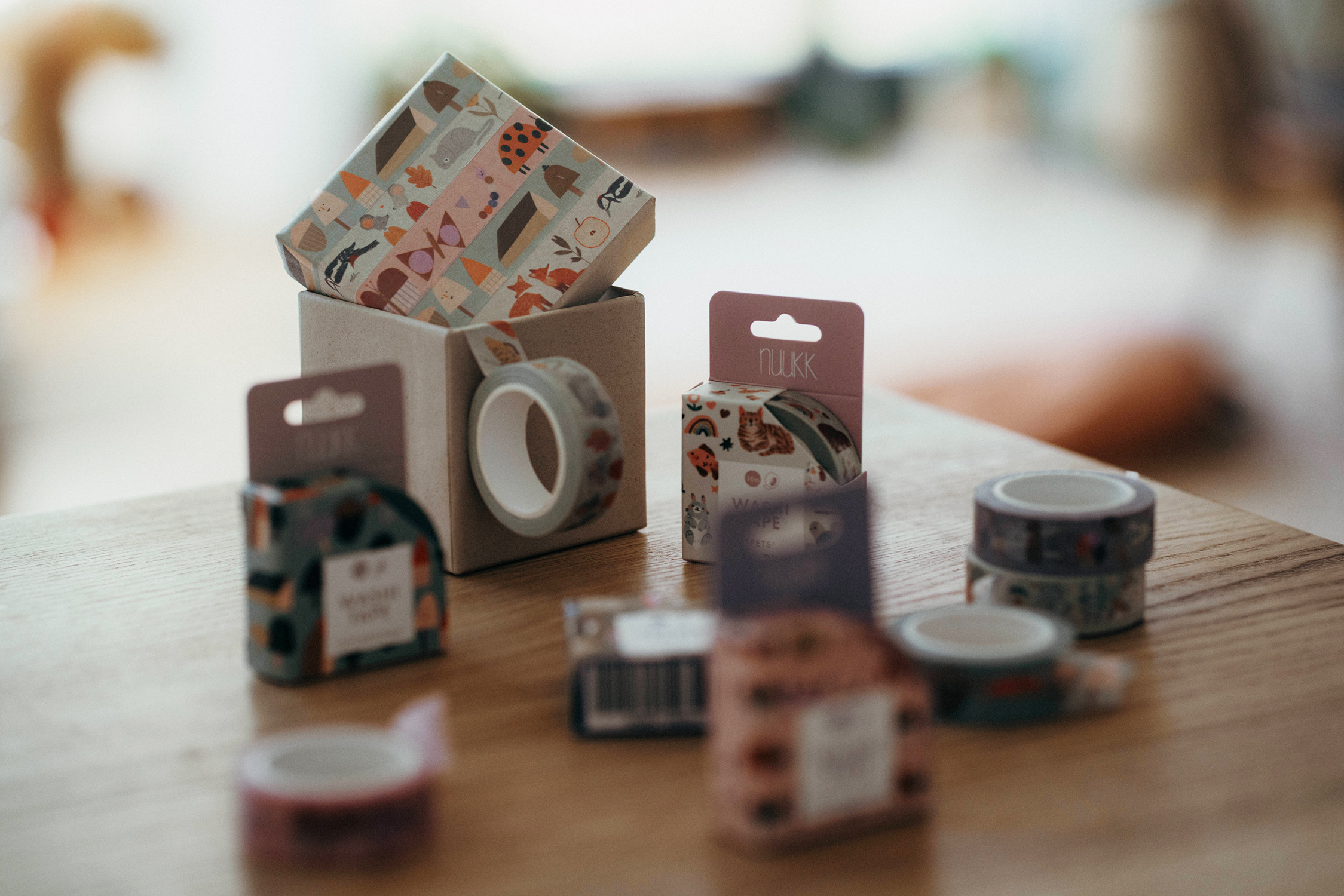 Geschenkebox verzieren mit Washi Tape