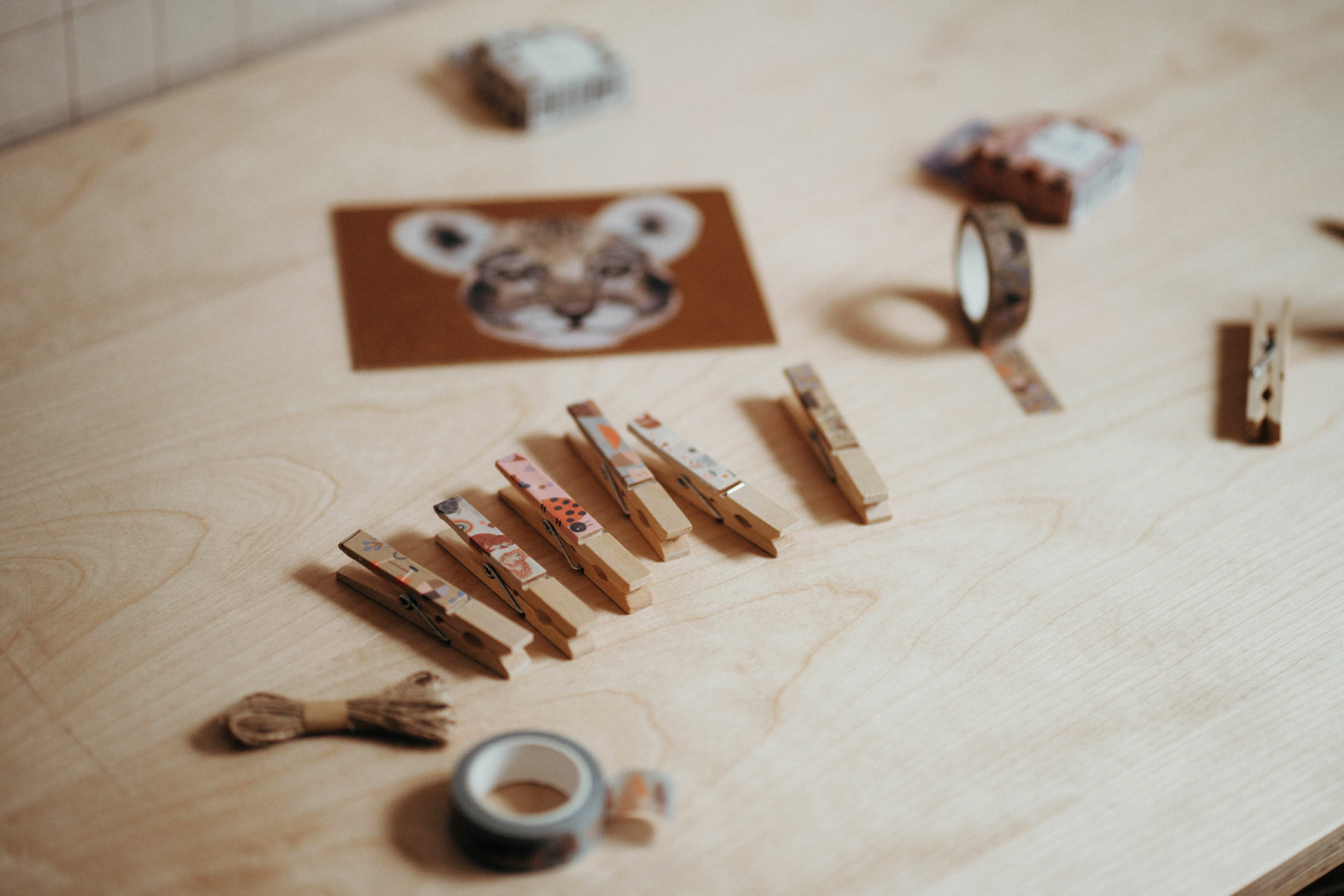 Bilderleiste basteln mit Washi Tape