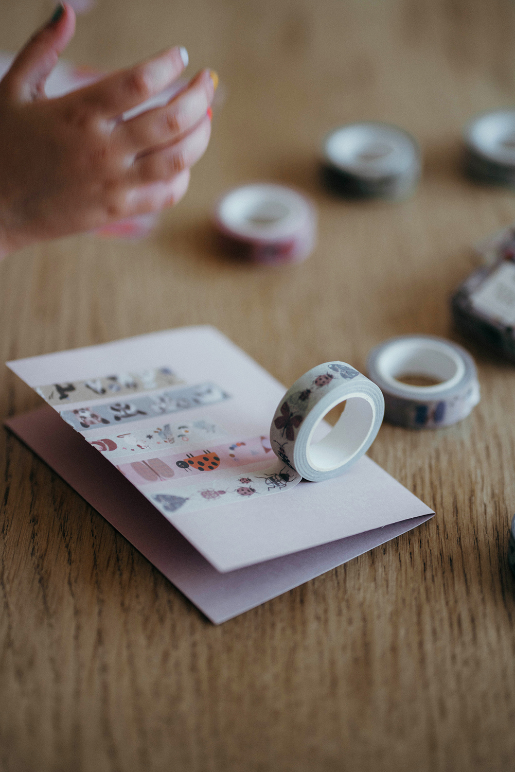 Geburtstagskarte basteln mit Washi Tape