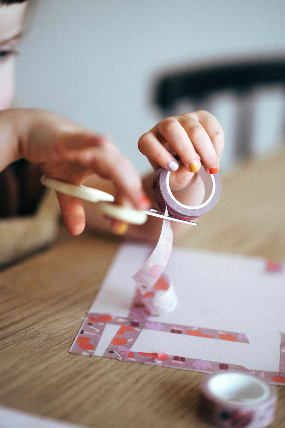 Geburtstagskarte basteln mit Washi Tape