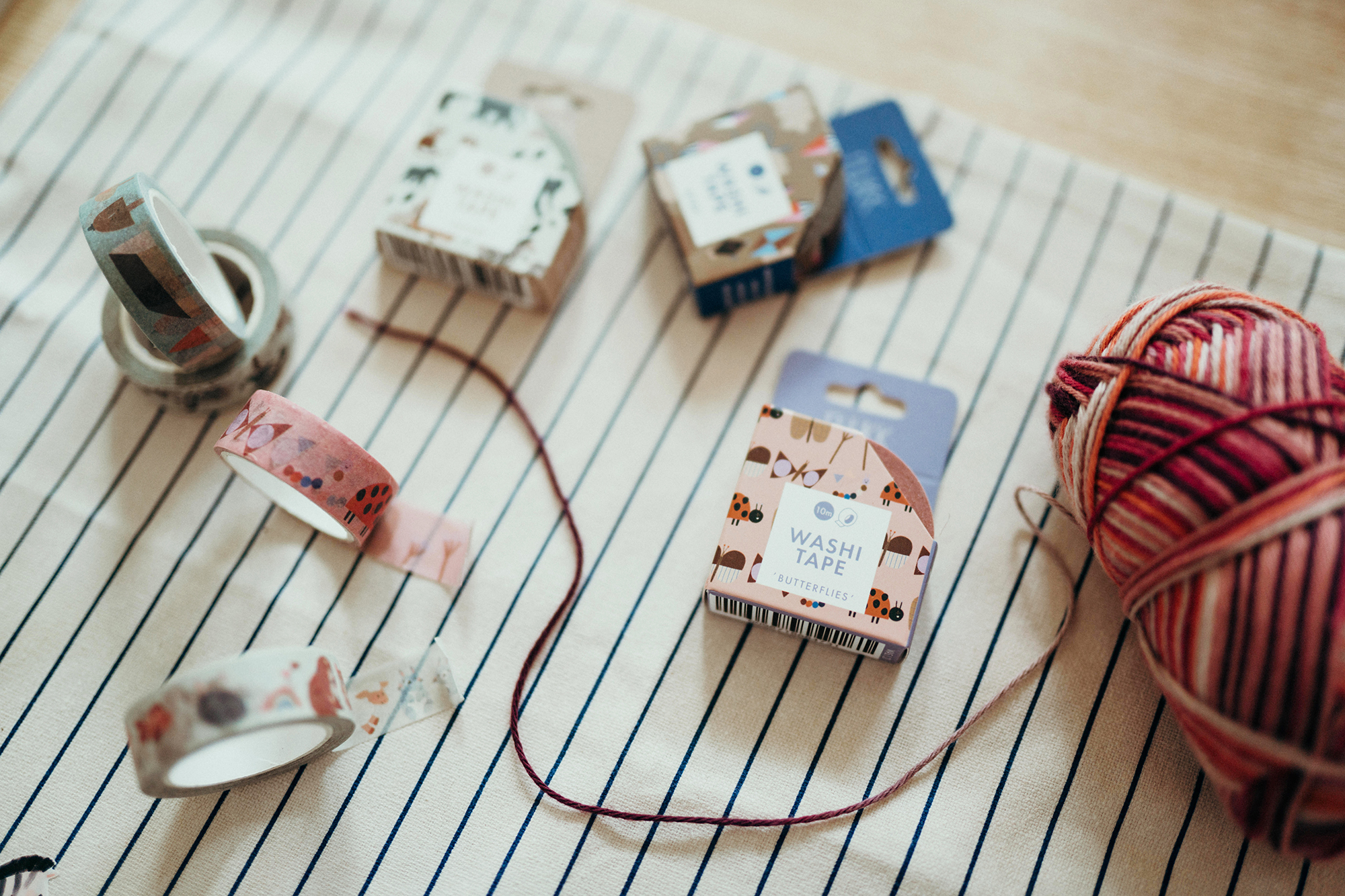 Sommerparty, nuukk, Sommerparty für Kinder, Wimpelkette mit Washitape, Kuchentopper selber machen