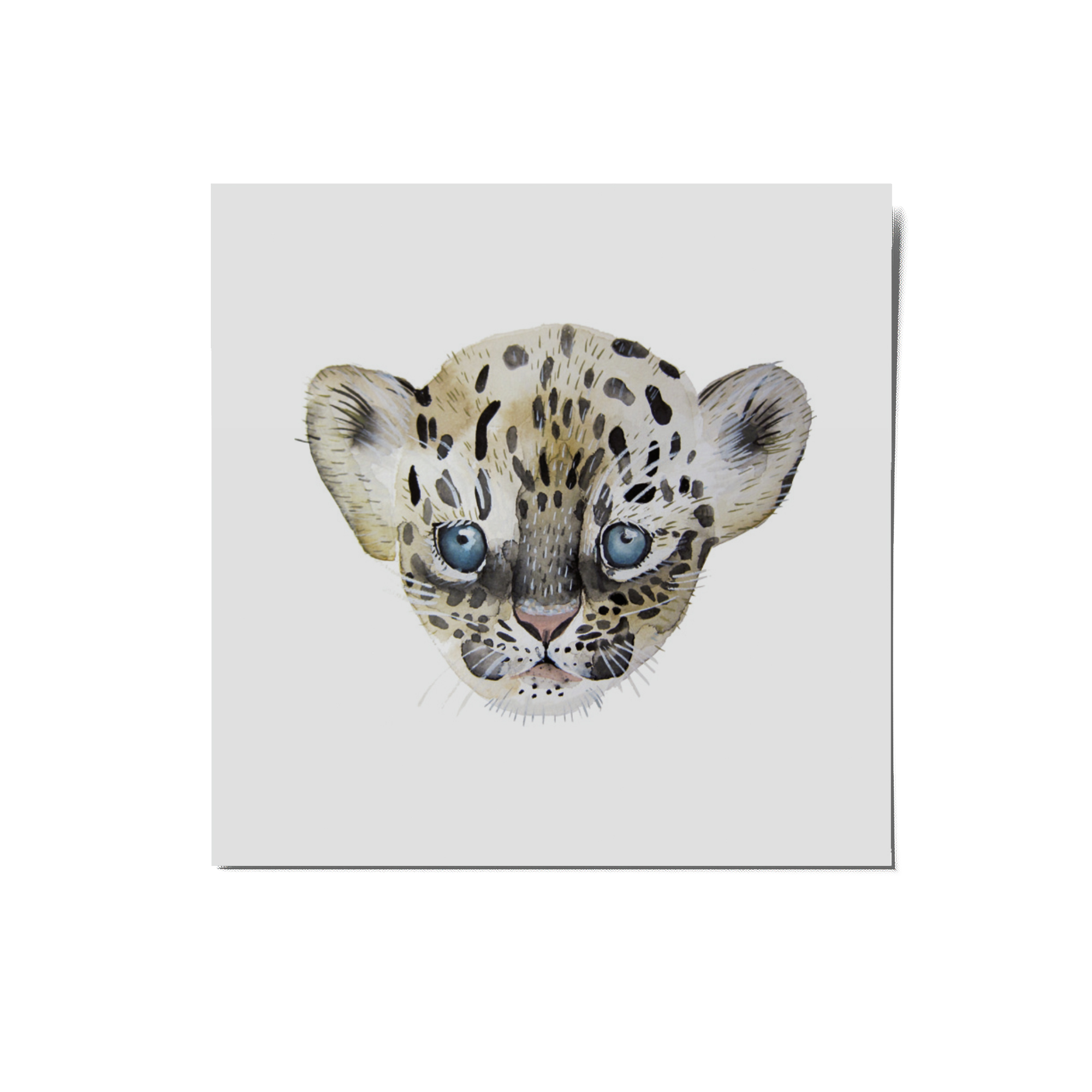 Minitattoo Leopard, Aquarell-Illustration, Migebsel, Kindergeburtstag, Geschenk, nachhaltig, Kindertattoo