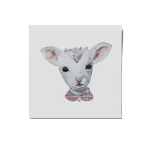 Minitattoo Lamm, Aquarell-Illustration, Migebsel, Kindergeburtstag, Geschenk, nachhaltig, Kindertattoo