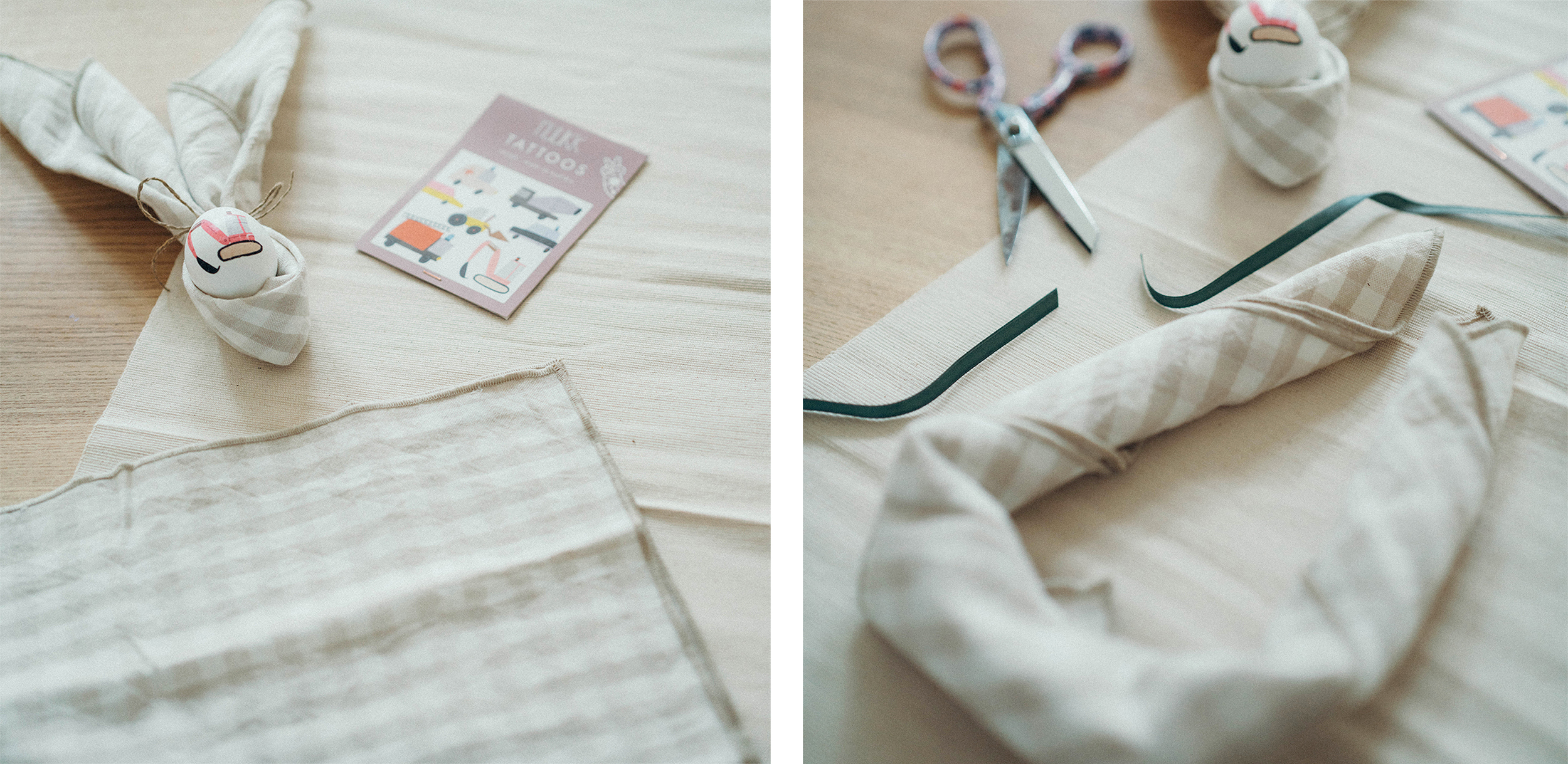 nuukk, Ostern, Serviette falten, DIY, Anleitung nuukk, Ostern, Serviette falten, DIY, Anleitung
