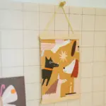 Bilderleiste selber machen mit Eisstilen, Bilderleiste DIY, Anleitung