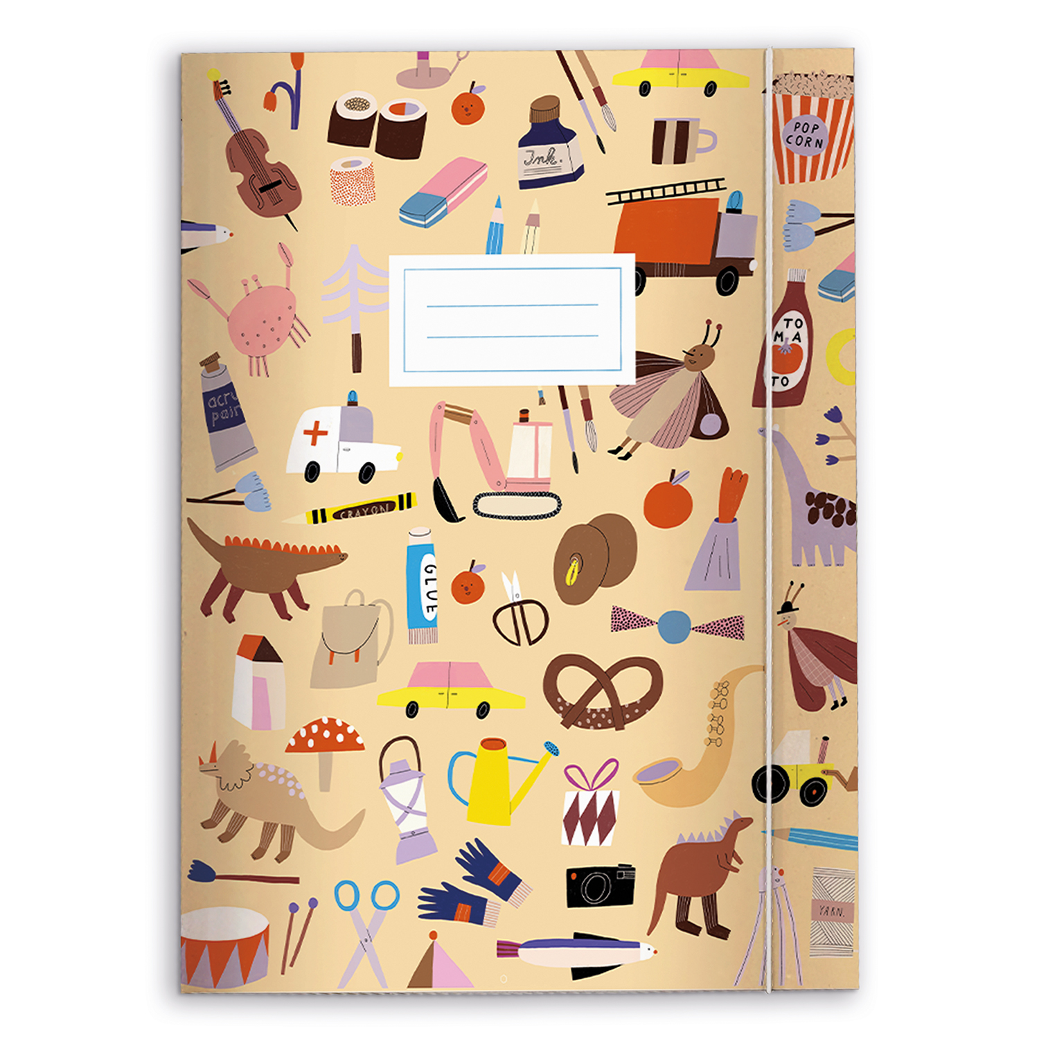 Einschulung 3 Coole Postmappe für die Grundschule. Platz für 50 Blätter. Hübsche Motive. Mitteilungsmappe für Schulkinder.