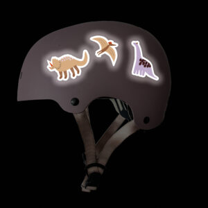 Dino Reflexsticker dunkel web