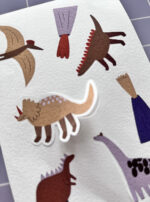 Dinos Papieraufkleber web