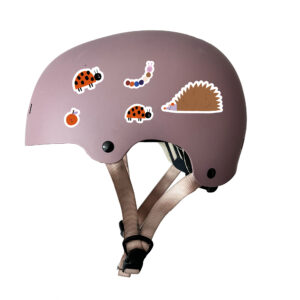 Reflektierende Sticker “Marienkäfer”. Reflektierende Aufkleber auf Fahrradhelm. Motive: Igel, Raupe, Insekten, Reflektierende Sticker Marienkäfer