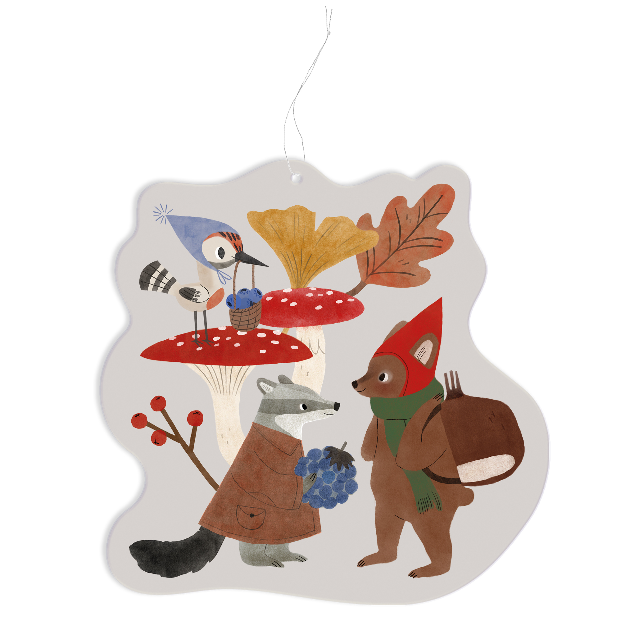 Duftanhänger Waldbeere. Duftbaum, Lufterfrischer