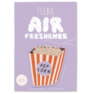 Duftanhänger Popcorn, Duftbaum, Vanilleduft, Raumduft, Auto, WC, Popcorn