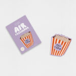 Duftanhänger Popcorn, Duftbaum, Vanilleduft, Raumduft, Auto, WC, Popcorn