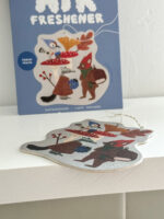 Duftanhänger Waldbeere, Duftbaum, Beerenduft, Raumduft, Auto, WC, Waldtiere