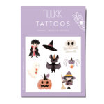 Tattoos Halloween, Kindertattoos, Fledermaus, Spinne, Vampir, Hexe, Gespenst, Kürbis, Totenkopf, Melinda Berti, Kindertattoos Halloween