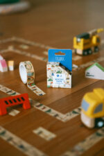 Washi Tape Straße bauen zum Spielen mit Spielzeugautos, Washi Tape Baustelle