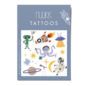 Kindertattoos Space, Tattoos Space, Alien, Rakete, UFO, Planeten, Sterne, Außerirdischer, Weltall, Ohne Talc, BHA, PTFE