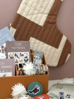 Adventskalender befüllen, Weihnachtsstrumpf, Shocking, Weihnachten Washi Tape, Papierstern, Kindertattoos